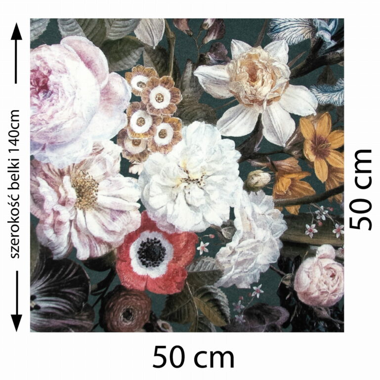 Tkanina obiciowa Mazzo di fiori - obrazek 3