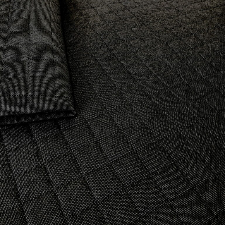 Tkanina obiciowa Inari 96 Dark Gray Contrast Pikowany - obrazek 2