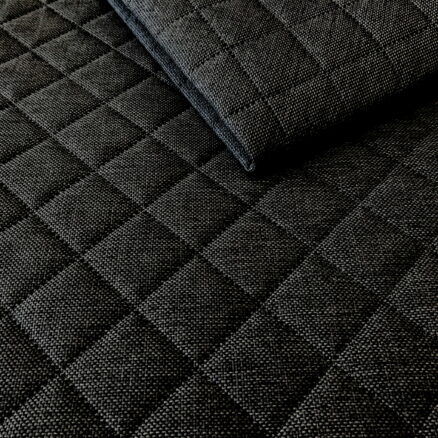 Tkanina obiciowa Inari 96 Dark Gray Contrast Pikowany