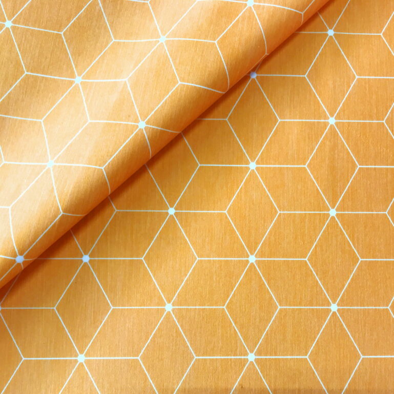 Tkanina tapicerska Geometric Yellow