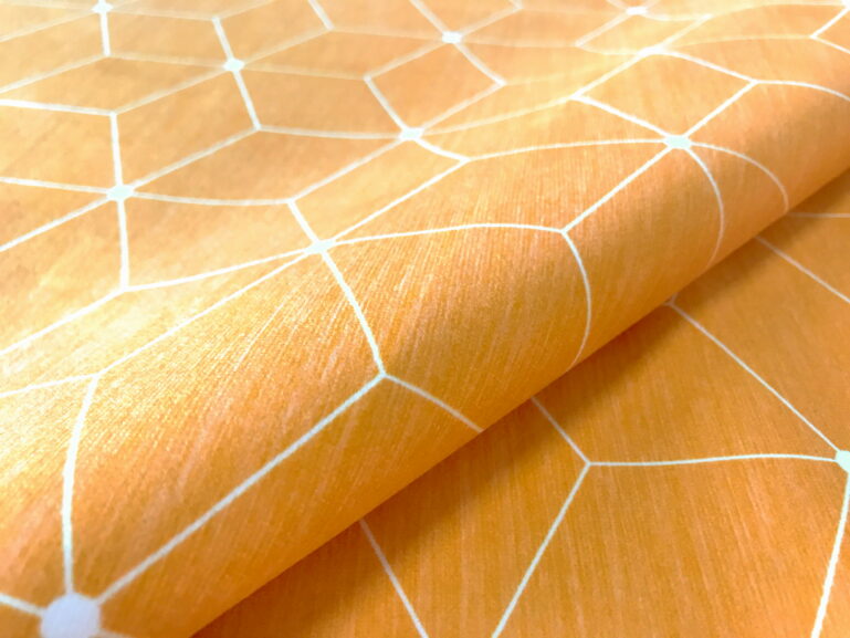 Tkanina tapicerska Geometric Yellow - obrazek 3