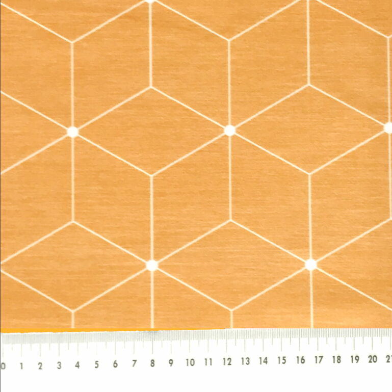 Tkanina tapicerska Geometric Yellow - obrazek 5
