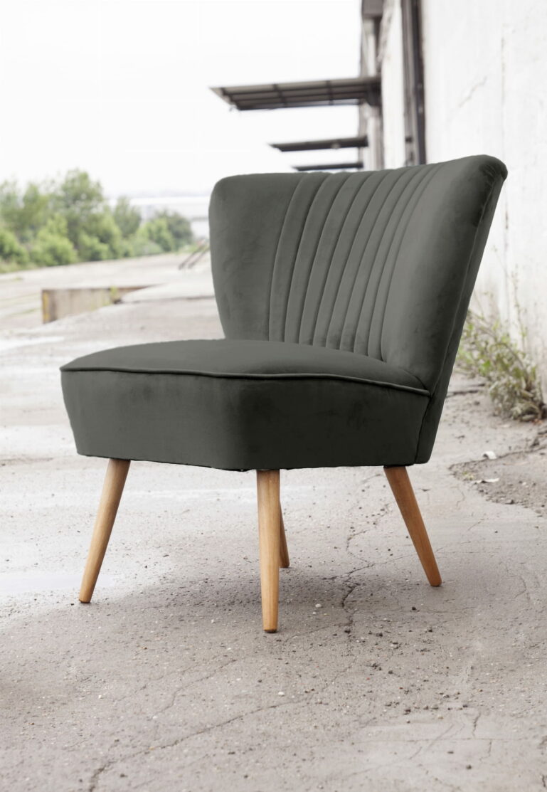 Magiczny Velvet  Riviera 95 dark gray - obrazek 2