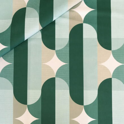 Tkanina obiciowa Artdeco green