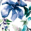 Tkanina obiciowa policotton Magnolia niebieska - obrazek 5