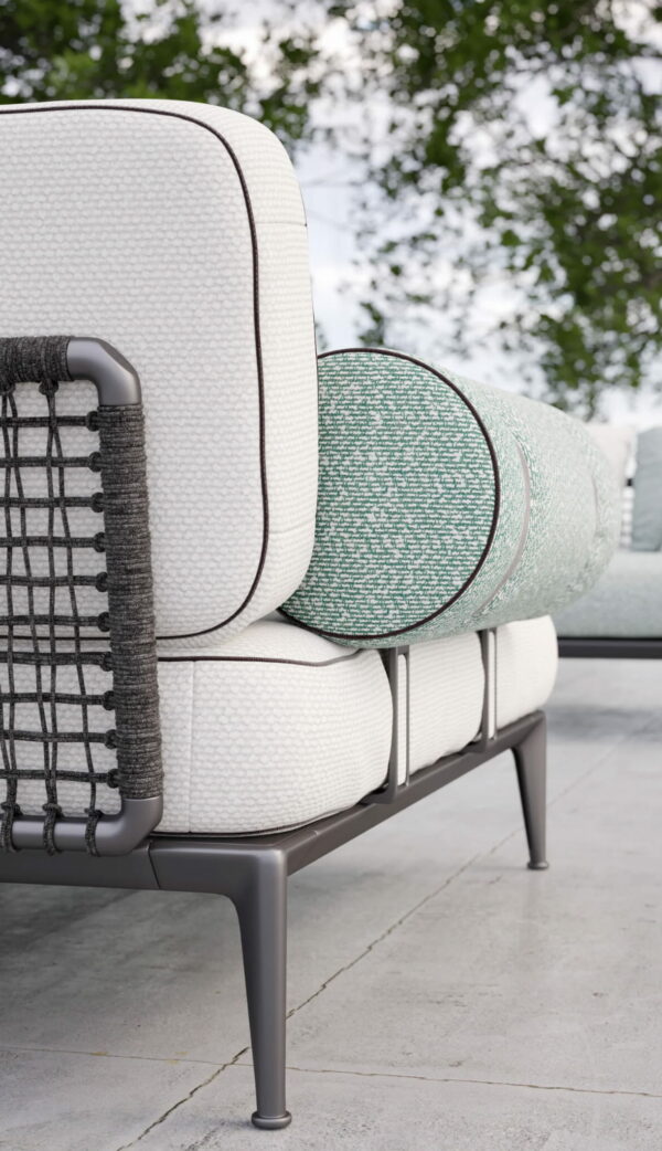 OUTDOOR  LOGGIA BOUCLE GREEN UV - obrazek 2